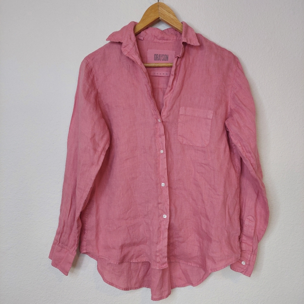 Grayson‎ by Frank & Eileen The Hero Linen Top Size XS